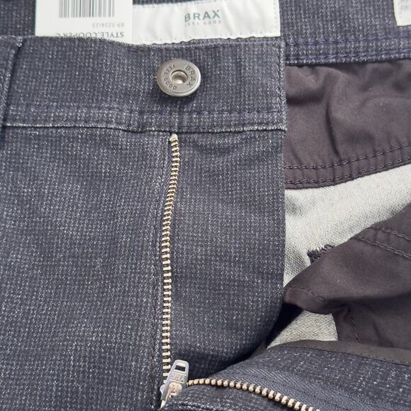 BRAX‎ FEEL GOOD COOPER FANCY MODERN FIT STRETCH PANTS IN GREY NWT MEN'S 30/32 - Picture 5 of 16